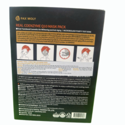 Mặt nạ dưỡng ẩm Pax Moly Real Coenzyme Q10 Mask Pack (Hộp 10 miếng)