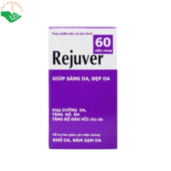 Rejuver Uphace giúp da sáng đẹp, cấp ẩm và giảm khô, nám, sạm da (Hộp 60 viên)