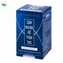Sâm Nhung Bổ Thận TW3 Planium hỗ trợ bổ thận tráng dương, cải thiện chức năng sinh lý nam giới hộp 30 viên