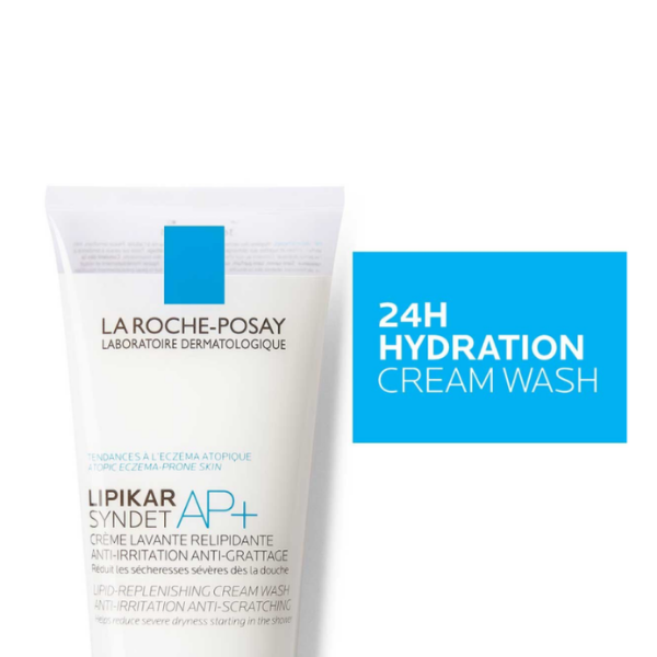Sữa rửa mặt và sữa tắm dịu lành Lipikar Syndet AP Plus La Roche-Posay (Chai 200ml)