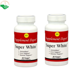 Super White số 64 Supplement Depot hỗ trợ làm sáng da, giúp bảo vệ gan (Hộp 30 viên)