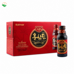 Thực phẩm bảo vệ sức khỏe nước hồng sâm Hongsamjin Gold Kolmar hỗ trợ bồi bổ sức khỏe, tăng cường sức đề kháng hộp 10 Chai x 100ml