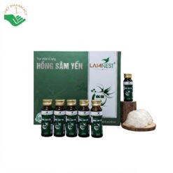 Thực phẩm bổ sung Hồng Sâm Yến Lamnest hỗ trợ bồi bổ sức khoẻ, tăng cường sức khoẻ hộp 5 lọ x 50ml