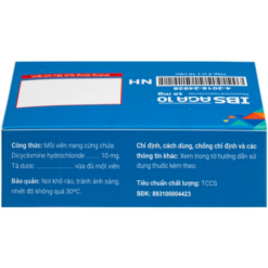 Thuốc giảm co thắt cơ trơn Ibsaga 10mg Me Di Sun (Hộp 3 vỉ x 10 viên)
