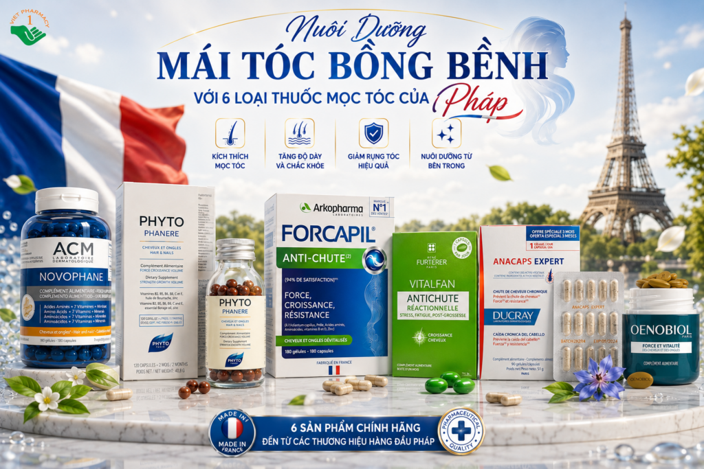 Nuôi Dưỡng Mái Tóc Bồng Bềnh Với 6 Loại Thuốc Mọc Tóc Của Pháp