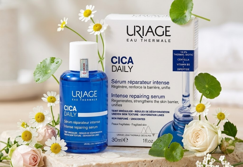 Tinh chất phục hồi và làm dịu da Uriage Cica Daily Serum (Chai 30ml)