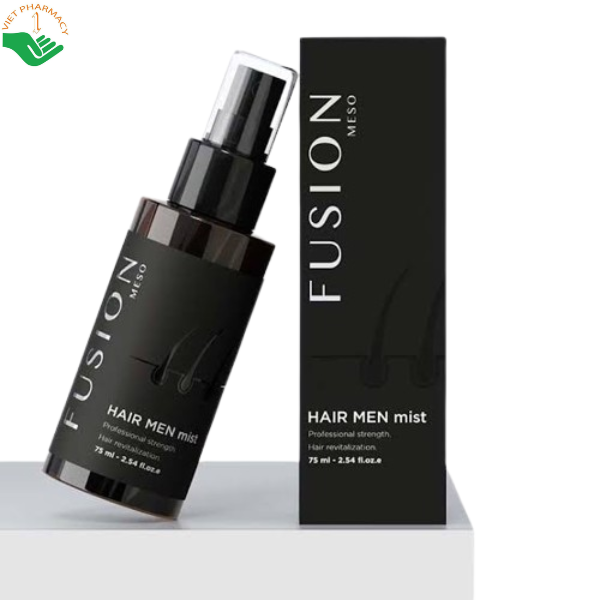 Tinh chất xịt dưỡng tóc Meso Hair Mist Fusion ngăn ngừa rụng tóc và kích thích mọc tóc (Chai 75ml)