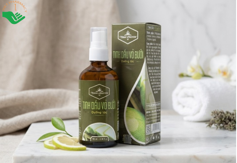 Tinh dầu vỏ bưởi High Quality Thảo Nguyên chống gãy rụng và chăm sóc tóc khô xơ (Chai 100ml)
