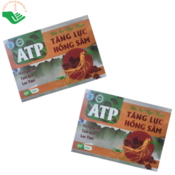 Viên ăn ngủ ngon tăng lực hồng sâm ATP hỗ trợ bồi bổ sức khỏe, nâng cao sức đề kháng, tăng cường tiêu hóa (Hộp 60 viên)