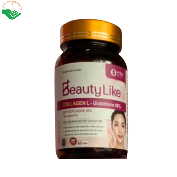 Viên uống Beauty Like Enka hỗ trợ làm đẹp da, giúp cân bằng nội tiết tố (Hộp 30 viên)