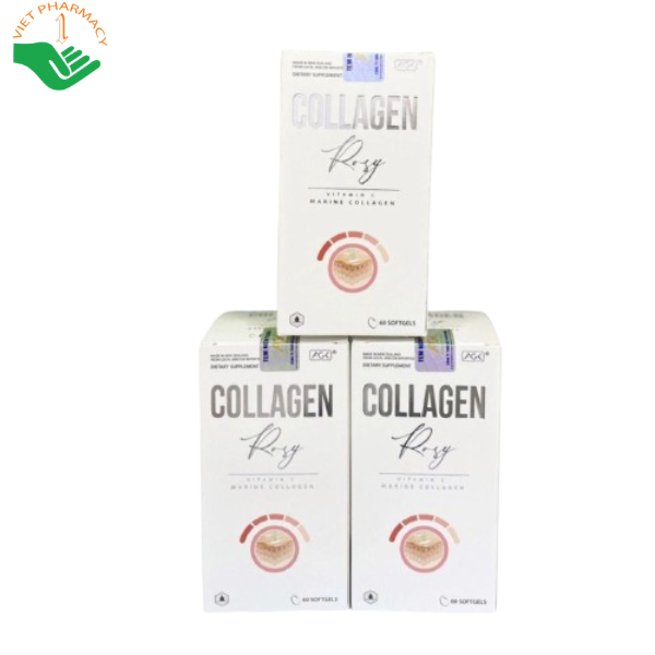 Viên uống Collagen Rosy Alpha Laboratories (NZ.) Limited cung cấp collagen, hỗ trợ làn da căng mướt, rạng rỡ (Hộp 60 viên)