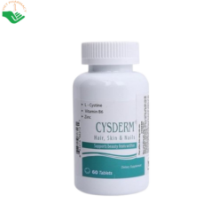 Viên uống Cysderm Nature Gift làm sáng mịn da, móng cứng cáp, ngăn ngừa rụng và kích thích mọc (Hộp 60 viên)