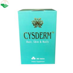 Viên uống Cysderm Nature Gift làm sáng mịn da, móng cứng cáp, ngăn ngừa rụng và kích thích mọc (Hộp 60 viên)
