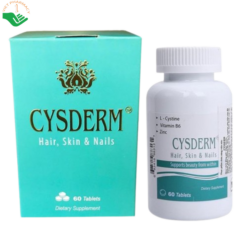 Viên uống Cysderm Nature Gift làm sáng mịn da, móng cứng cáp, ngăn ngừa rụng và kích thích mọc (Hộp 60 viên)