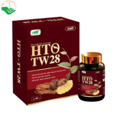 Viên uống HTO TW28 hỗ trợ bổ huyết, giảm gãy rụng và tóc bạc sớm, làm đen tóc (Hộp 60 viên)