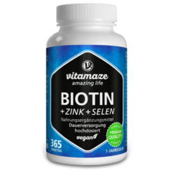 Viên uống mọc tóc Biotin Zink Selen Vitamaze (Hộp 365 viên)