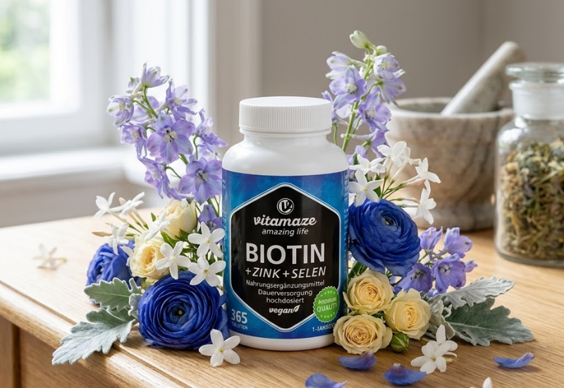 Viên uống mọc tóc Biotin Zink Selen Vitamaze (Hộp 365 viên)
