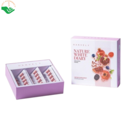 Viên uống trắng da Hàn Quốc Nature White Diary Hanvely giúp hạn chế lão hóa da (Hộp 3 vỉ x 10 viên)