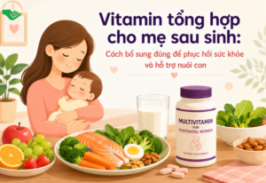 Vitamin tổng hợp cho mẹ sau sinh: Cách bổ sung đúng để phục hồi sức khỏe và hỗ trợ nuôi con