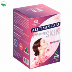 Whitening Skin Alltimes Care cải thiện độ đàn hồi, hỗ trợ chống oxy hóa (Hộp 60 viên)