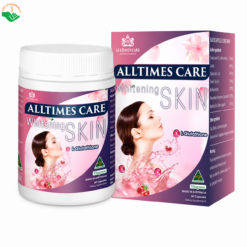 Whitening Skin Alltimes Care cải thiện độ đàn hồi, hỗ trợ chống oxy hóa (Hộp 60 viên)