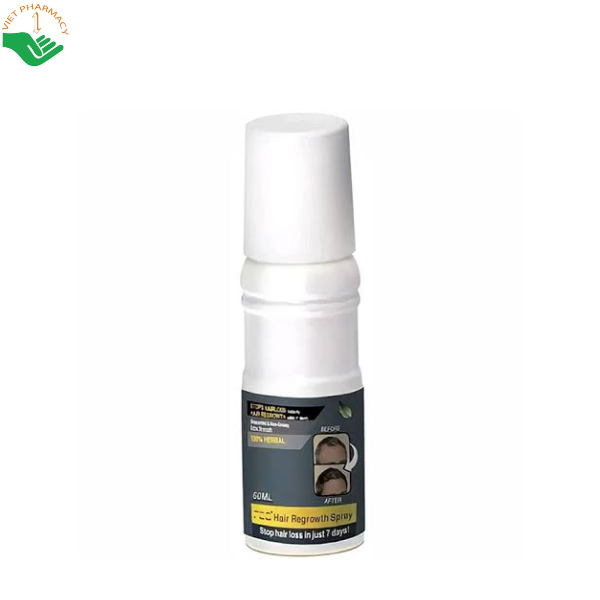 Xịt kích mọc tóc Hair Growth Spray Feg kích thích mọc tóc nhanh, giảm khô xơ và phục hồi hư tổn (Chai 60ml)