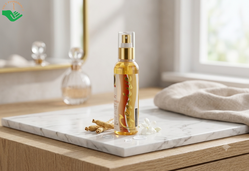 Xịt mọc tóc Hair Tonic Genive kích thích mọc tóc, hỗ trợ ngăn rụng tóc, loại bỏ gàu (Chai 120ml)