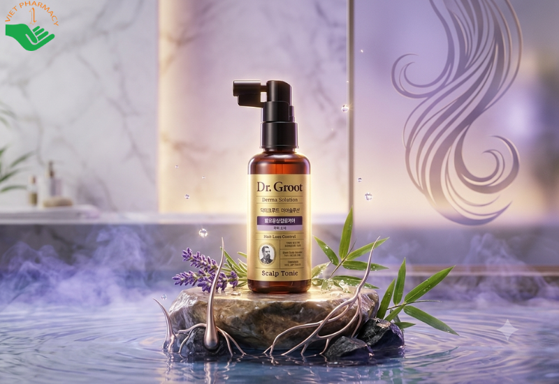 Xịt mọc tóc Hair Loss Control Scalp Tonic Dr Groot giảm rụng tóc và nuôi dưỡng da đầu (Chai 80ml)