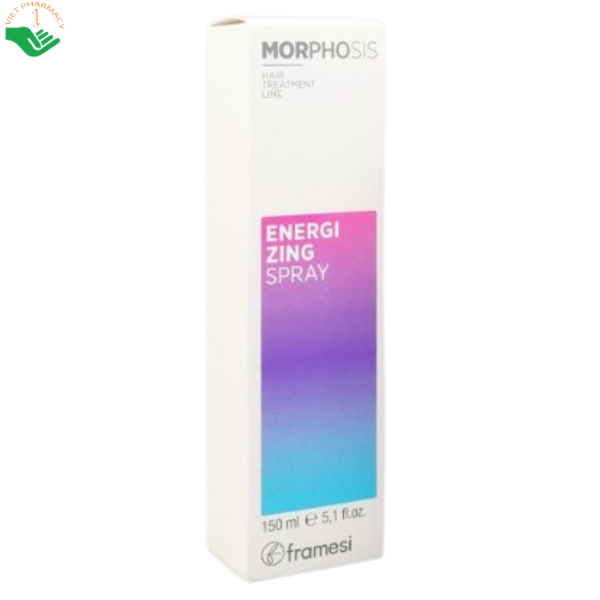 Xịt mọc tóc Morphosis Energizing Spray Framesi ngăn ngừa gàu và rụng tóc, hỗ trợ kích thích mọc tóc (Chai 150ml)