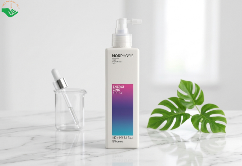 Xịt mọc tóc Morphosis Energizing Spray Framesi ngăn ngừa gàu và rụng tóc, hỗ trợ kích thích mọc tóc (Chai 150ml)