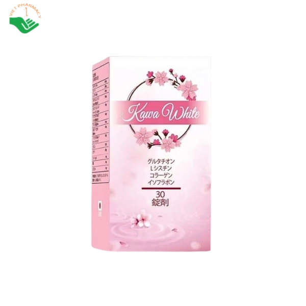 Vien-uong-Kawa-White-giup-lan-da-sang-va-deu-mau-hon-Hop-30-vien