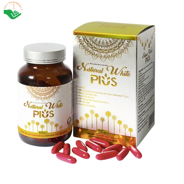 Vien-uong-Natural-White-Plus-Nature-Pharma-ho-tro-giup-lan-da-sang-min-Hop-60-vien