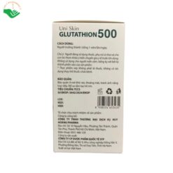Vien-uong-Uni-Skin-Glutathion-500-Ho-tro-cai-thien-tinh-trang-da-Hop-30-vien