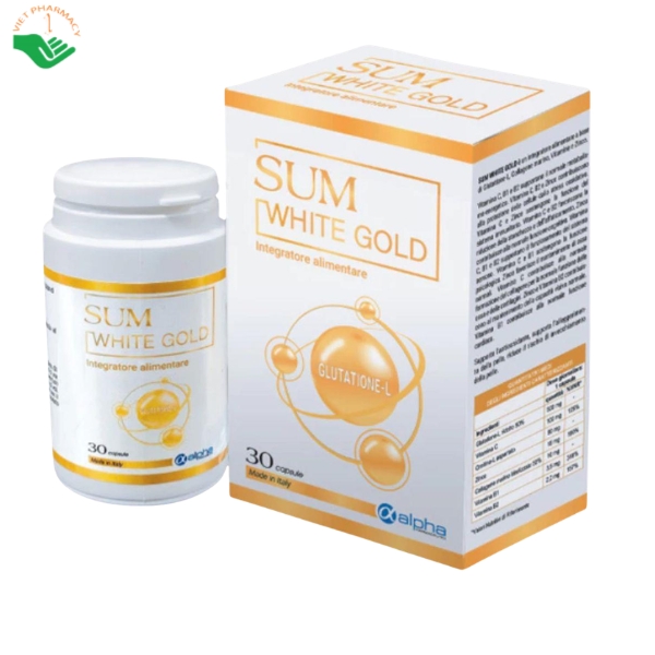 Vien-uong-Sum-White-Gold-Alpha-Farmaceutici-Ho-tro-lam-sang-va-cai-thien-sac-to-da-Hop-30-vien