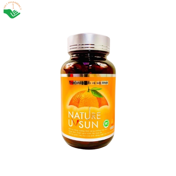 Vien-uong-Nature-UVSun-Nature-Pharma-ho-tro-lam-cham-qua-trinh-lao-hoa-da-Hop-30-vien
