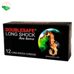 Bao cao su Doublesafe Long Shock kéo dài thời gian quan hệ (hộp 12 cái)