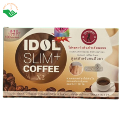 Cà phê Idol Slim Coffee Slimbios hỗ trợ giảm cân, đốt cháy mỡ thừa an toàn (Hộp 10 gói)