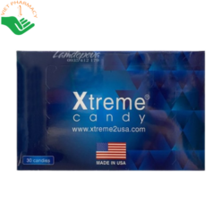 Kẹo sâm Xtreme Candy Xtreme hỗ trợ tăng cường sinh lý, cải thiện rối loạn cương dương (Hộp 30 viên)