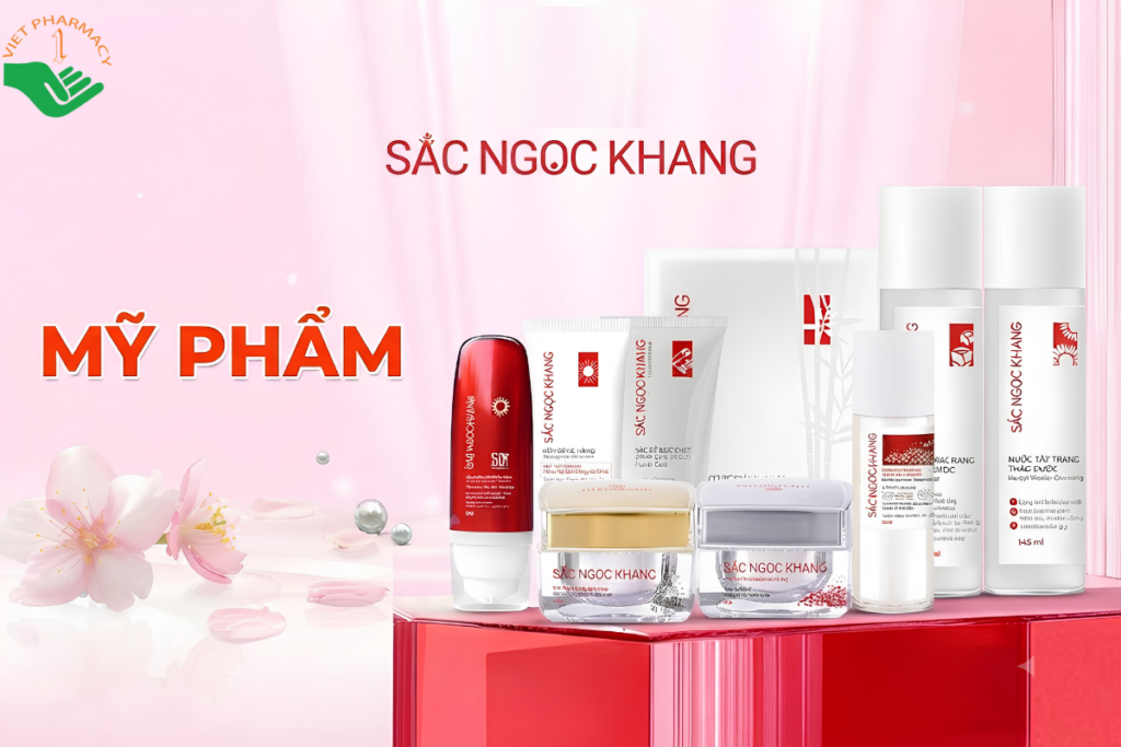 Các dòng mỹ phẩm nổi bật của Sắc Ngọc Khang 