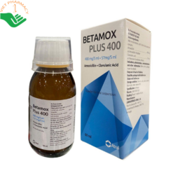 Thuốc Betamox Plus 400 Laboratórios Atral điều trị nhiễm khuẩn mức độ nhẹ đến nặng cho trẻ em ( Hộp 1 chai 60ml)