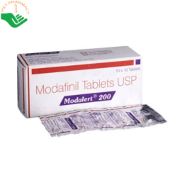 Thuốc Modalert 200 Sun Pharma điều trị chứng ngủ rũ và buồn ngủ quá mức (Hộp 10 vỉ x 10 viên)