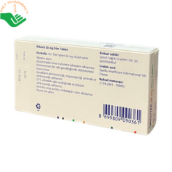 Thuốc Rilutek 50mg Sanofi điều trị xơ cứng teo cơ một bên (Hộp 4 vỉ x 14 viên)