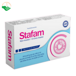 Viên uống bổ trứng Stafam tăng khả năng thụ thai cho nữ giới (Hộp 3 vỉ x 10 viên)