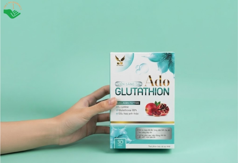 Vien-uong-sang-da-Ado-Glutathion-Ho-tro-cham-soc-lan-da-giup-da-duy-tri-ve-sang-min-Hop-30-vien