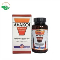 Avakoi hỗ trợ chống lại các gốc tự do và tăng cường miễn dịch, giảm gãy rụng tóc, móng tay (Hộp 30 viên)