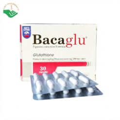 Bacaglu hỗ trợ chống oxy hóa, giảm lão hóa da hiệu quả (Hộp 30 viên)