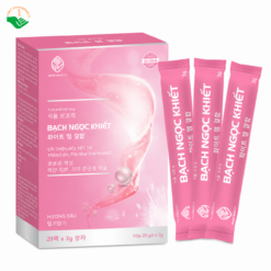 Bạch Ngọc Khiết bổ sung dinh dưỡng, tăng độ đàn hồi, giúp da sáng đẹp (Hộp 20 gói x 3g)
