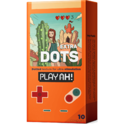 Bao cao su PlayAh Extra Dots gân gai chấm nổi 3D (Hộp 10 bao)