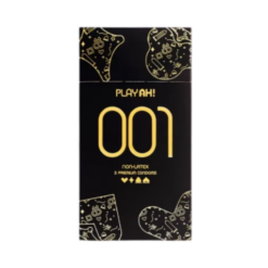 Bao cao su PlayAh Non-Latex 001 siêu mỏng không chứa latex khay ButterCup (Hộp 3 bao)