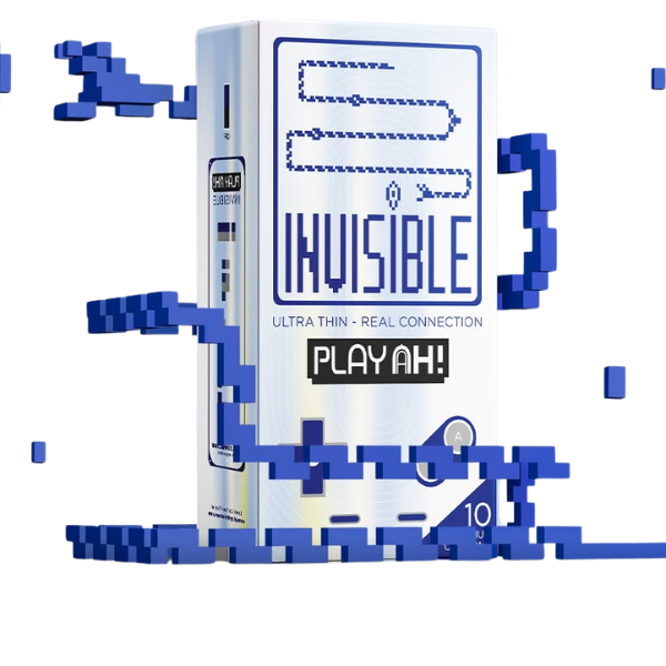 Bao cao su PlayAh Snake Invisible siêu mỏng nhiều gel (Hộp 10 bao)